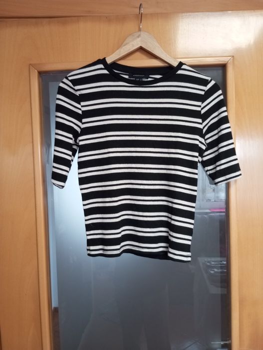 blusa manga 3/4 mulher