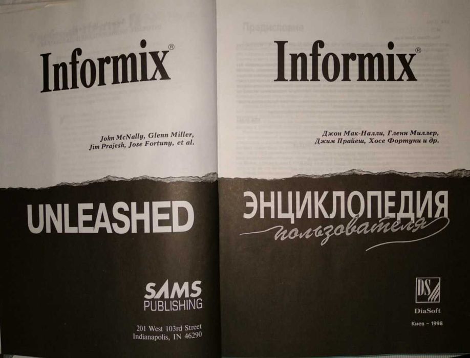 Informix энциклопедия проектирования баз данных