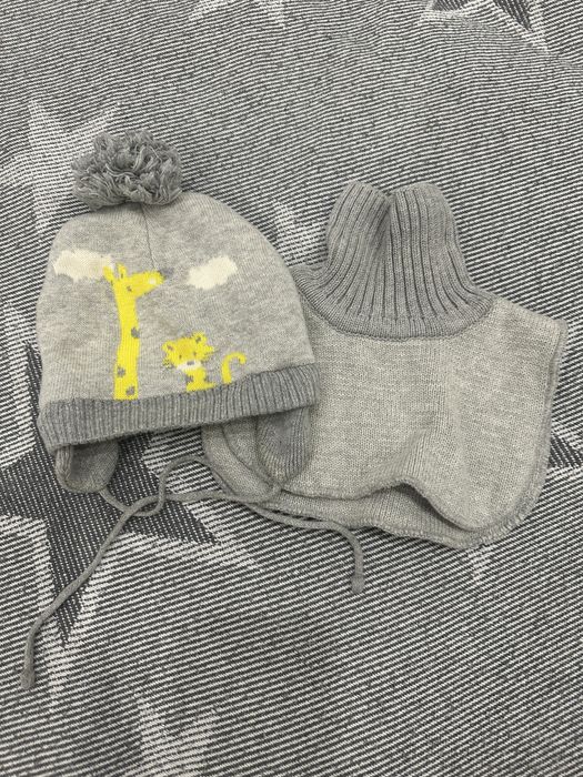 Набір шапочка та хомут 62\68 см