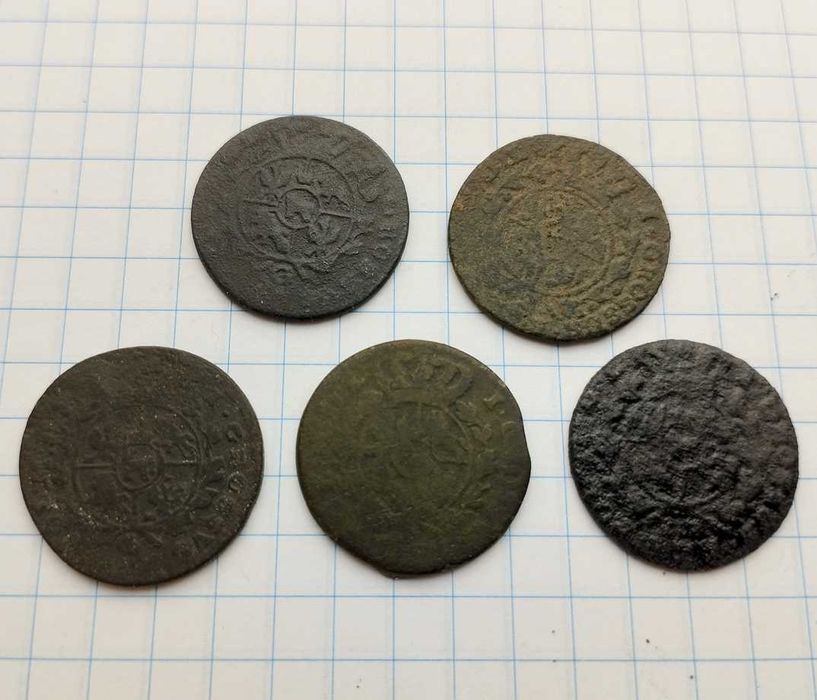 1 грош 1767, Польща, Станіслав Август Понятовский (5 шт.)