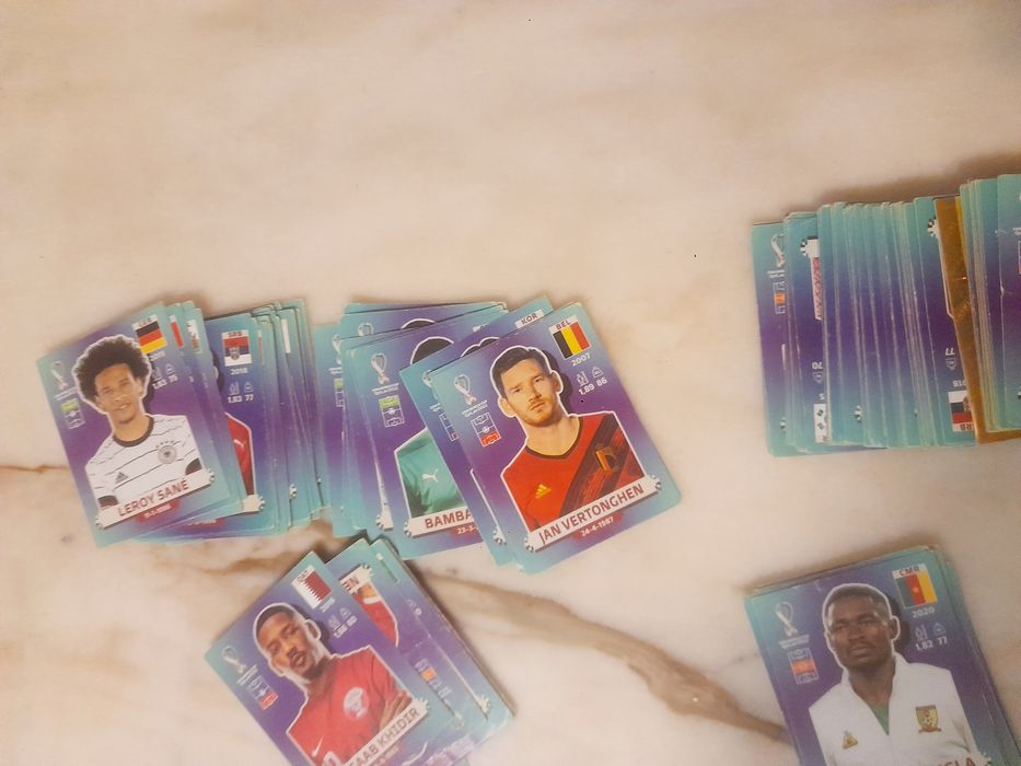 Conjunto de 105 Cromos Mundial Qatar 2022