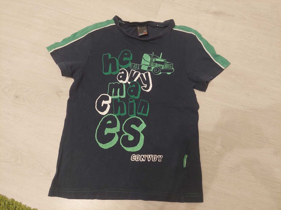 Koszulka Coccodrillo 122 na chłopca granatowa