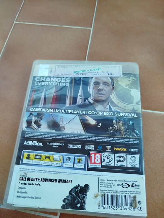 Jogo Call Of Duty Advanced Warfare - PS3