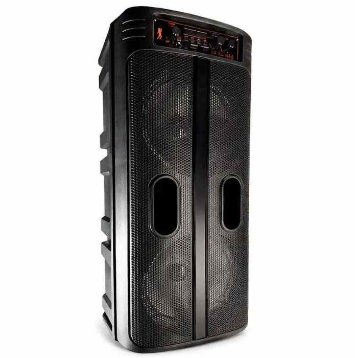 Мощная блютуз колонка с микрофоном TTD-2806 караоке RGB подсветка 20Вт