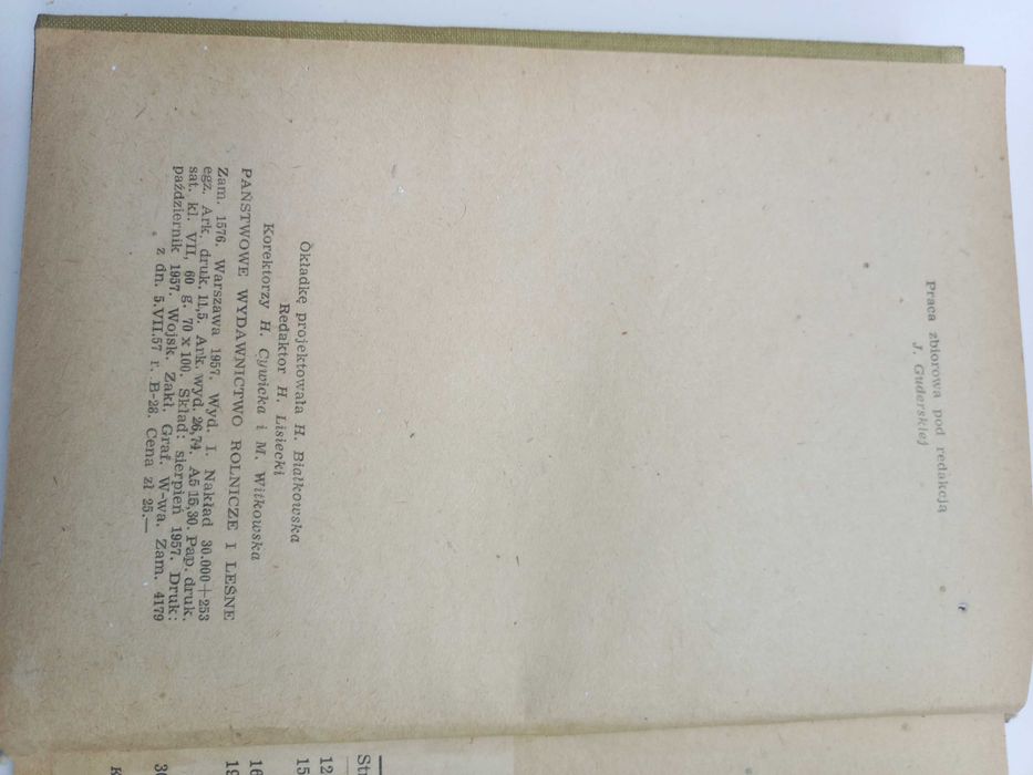 Kalendarz Pszczelarza z 1958r.