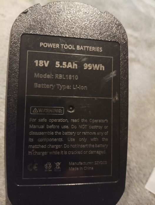 Akumulator zamiennik ryobi