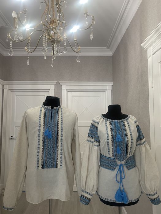 вишиванки парні, льон ціна за комплект 3500грн.