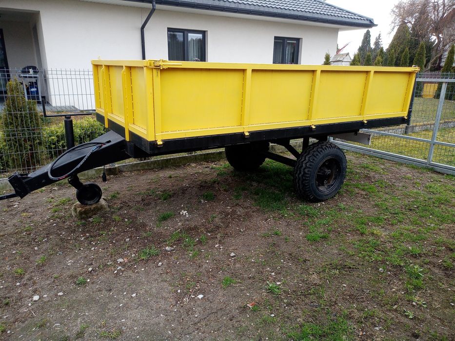 Przyczepa wywrotka jednoosiowa