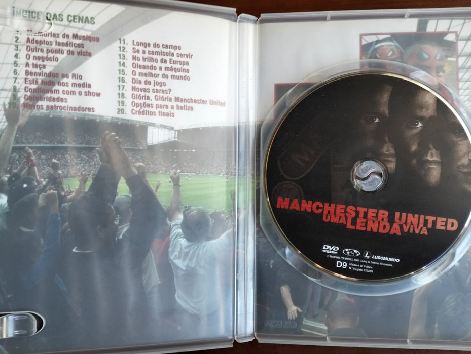 DVD Manchester United Uma Lenda Viva