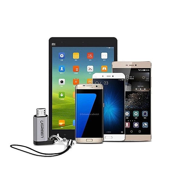 Ugreen adapter przejściówka z USB Typ C na micro USB szary (50590)