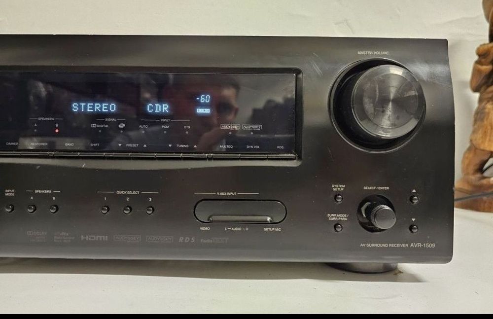 7.1 Amplituner Denon AVR-1509, 110 W/ kan.