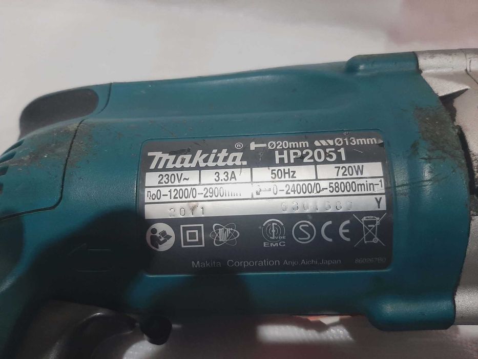 Wiertarka udarowa Makita HP 2051