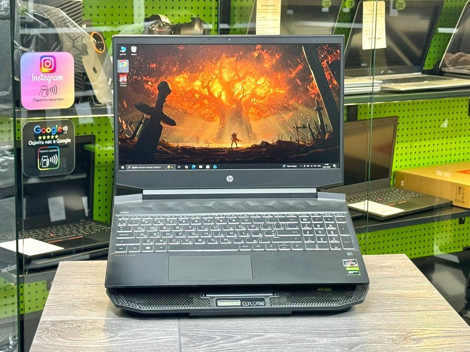НОВИНКА!!! Ігровий HP Pavilion 15-ec0006h / GTX 1650 / Ryzen 5 3550H
