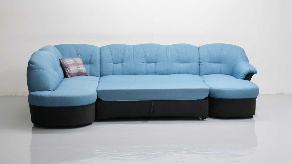 SYP Nowy NIEMIECKI narożnik U funkcja spania, rogówka, kanapa sofa