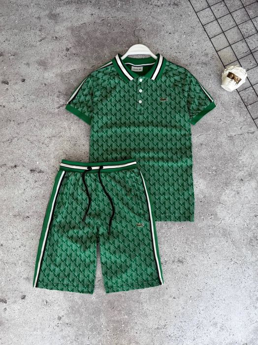 Літній костюм Lacoste зелений літній костюм лакоста зелений чоловічий