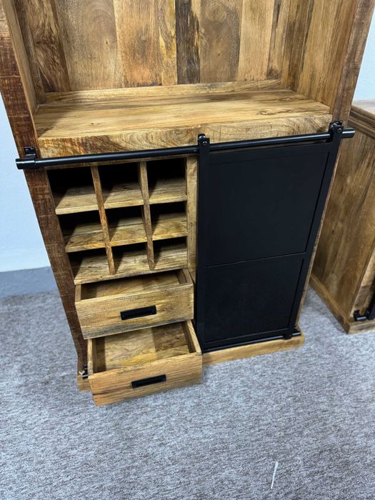 Nowy wyjatkowy Kredens Barek Bufet drzewo mango styl LOFT Faktura Vat