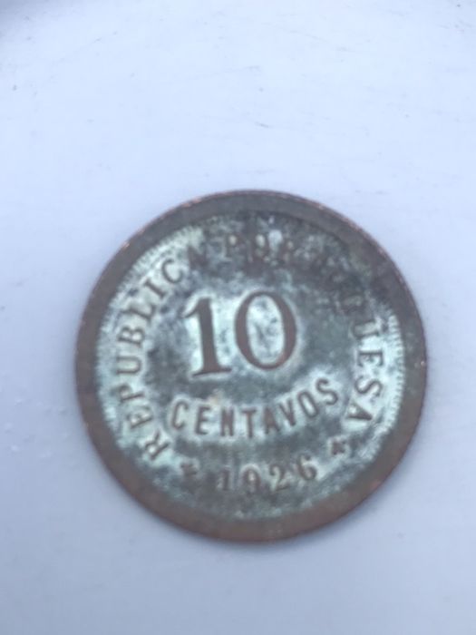 Moedas antigas de vários anos