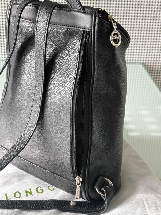 Mochila Longchamp preta autêntica