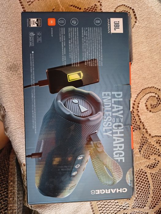 JBL charge 6. Jak nowy!
