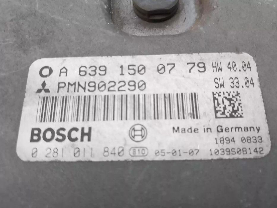 CENTRALINA MOTOR UCE SMART FORFOUR 2005 -A6391500779