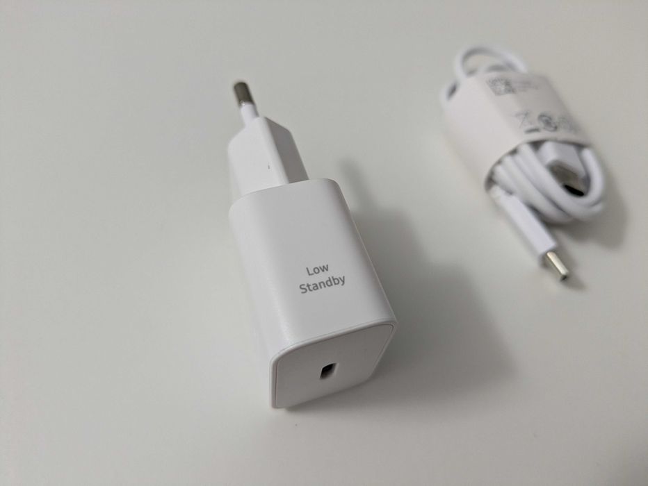 Ładowarka SAMSUNG USB-C 25W + Kabel Super Szybkie Ładowanie Oryginalna Nowa Gwarancja