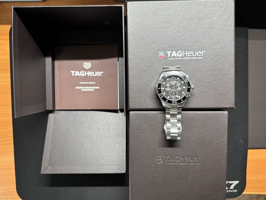 Годинник Tag Heuer Aquaracer Chronograph original 43mm