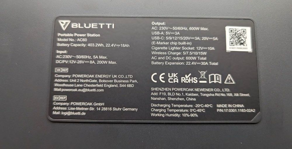 МОЩНАЯ Зарядна станция BLUETTI 1200Вт Зарядна станція Электро станция