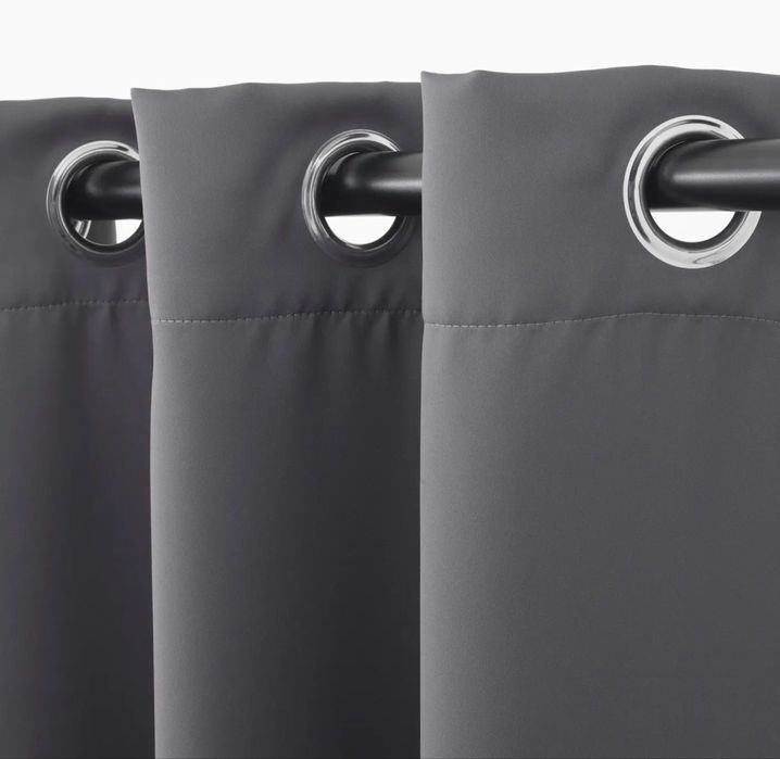 Par cortinados opacos ikea