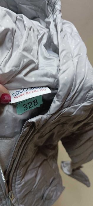 Kurtka zimowa dziewczęca ccodrillo rozmiar 74, 6-9 miesìęcy
