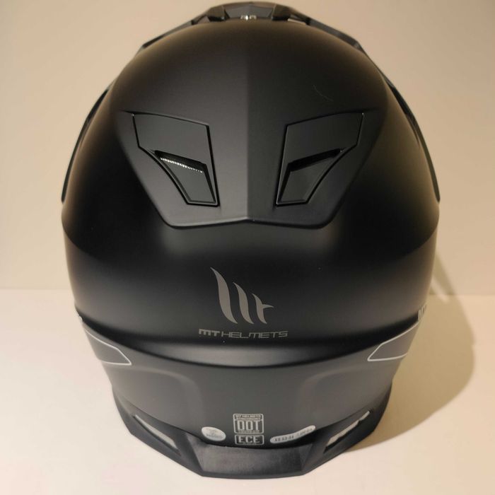 Capacete crianca MT duo-sport trail adv motard mota novo