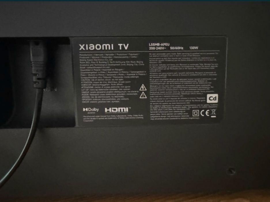 Xiaomi TV 55 polegadas partida