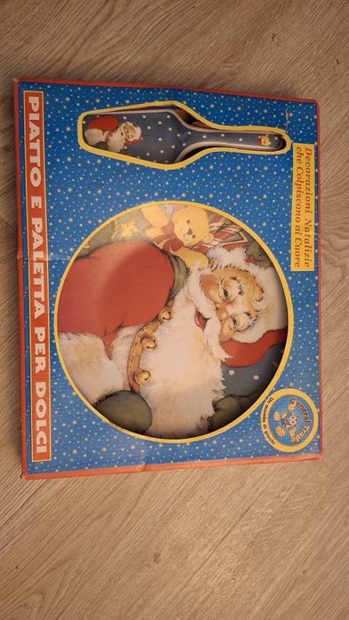 Prato para bolos com motivos de natal