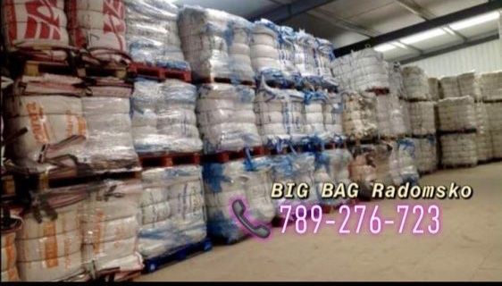 Worek big bag 80x100x172 cm Używany 1000 kg mocne bigbagi