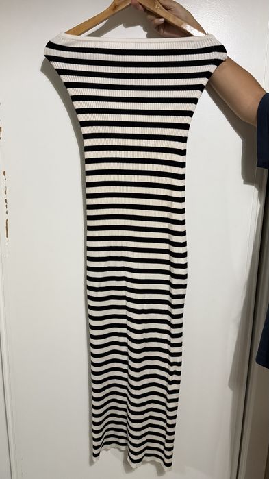 Vestido listrado Bershka