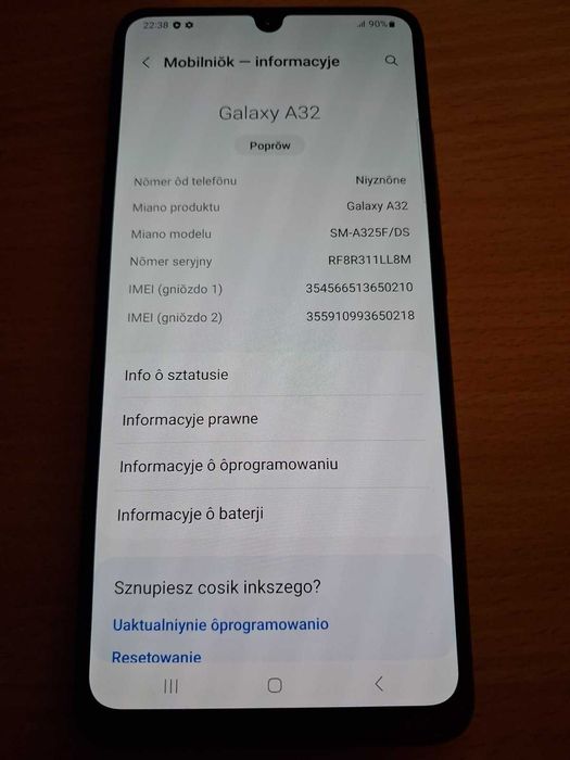 Galaxy A32 4/128 GB + Etui
