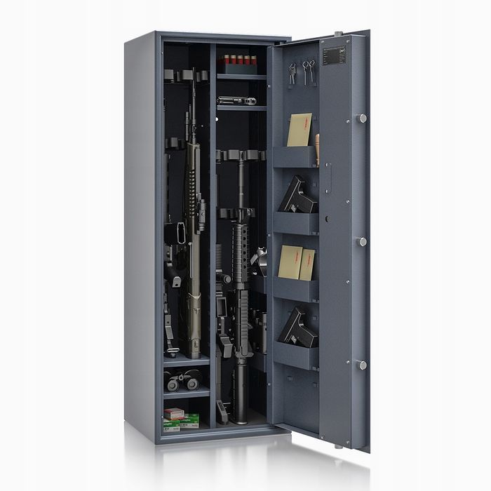 Szafa na broń S1 Siegen Max Kombi 580 Zamek KL łącznie na 12 szt broni