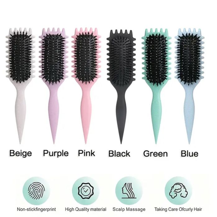 Гребінець, щітка для формування локонів. для кучерявого методу