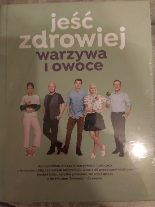 Jeść zdrowiej warzywa i owoce.Książka Lidla,nowa w folii.