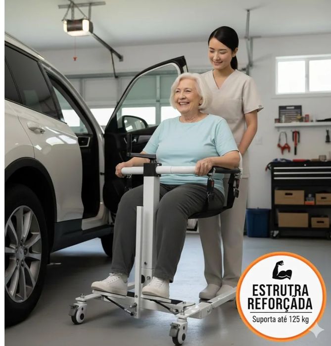 Cadeira De Transferência Profissional para Acamados  de  Ajuste Fácil - Baixa de Preço