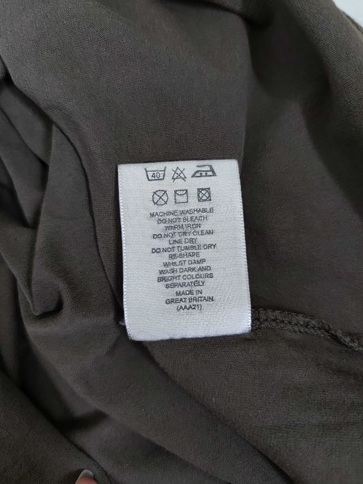 Burberry bluzka brązowa z falbaną