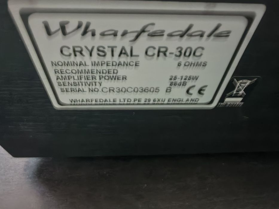 Wharfedale 2 głośniki crystal cr-30.1 +centralny