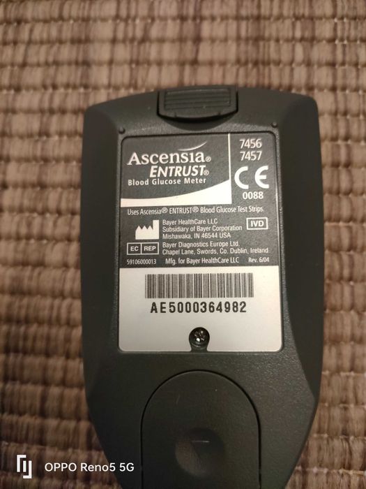 Glukometr Ascensia Entrust 7456 / 7457