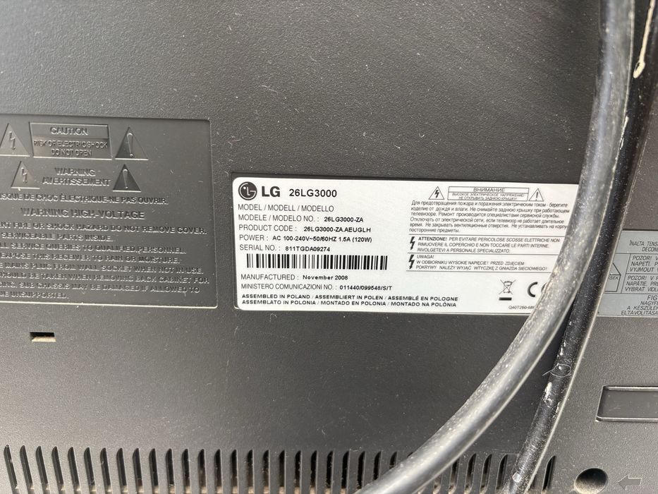 Televisão LG em ótimo estado