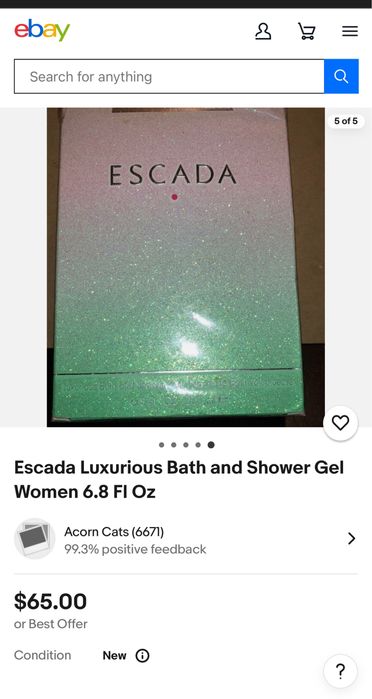 Escada Signature Bath and Shower Gel 200 ml