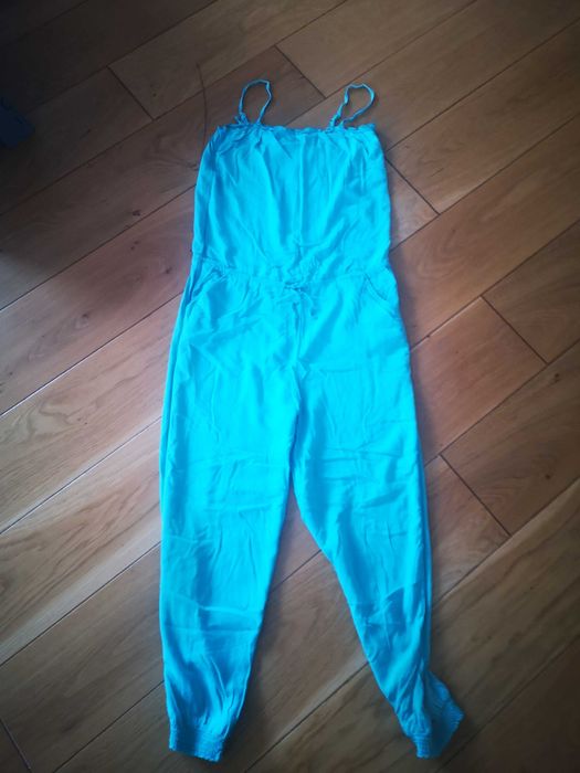 H&M turkusowy kombinezon 158 cm 12-13 lat