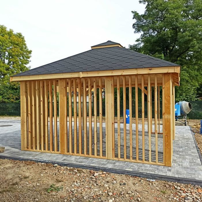 Altana altanka ogrodowa drewniana "Sardynia" 4x4