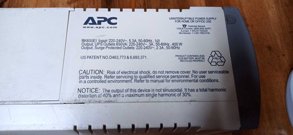 UPS apc bk650EI 650VA