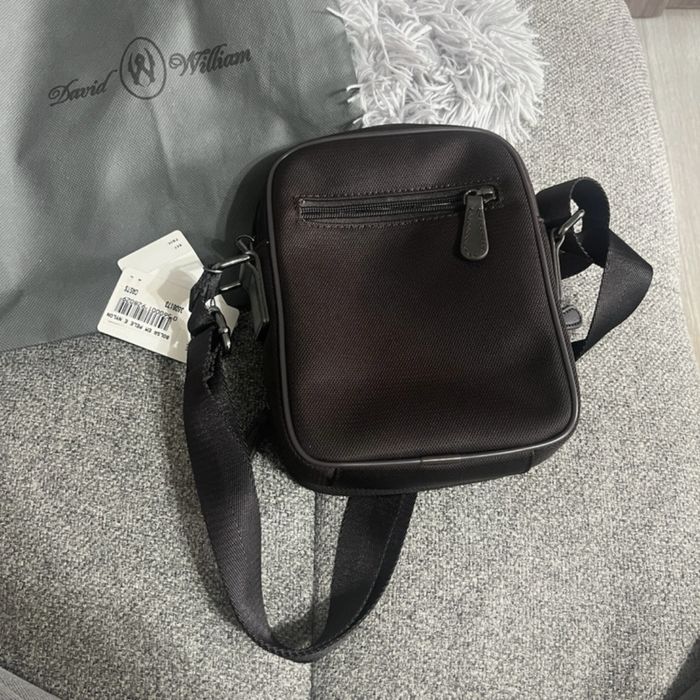 Bolsa homem David William nova – pele e nylon