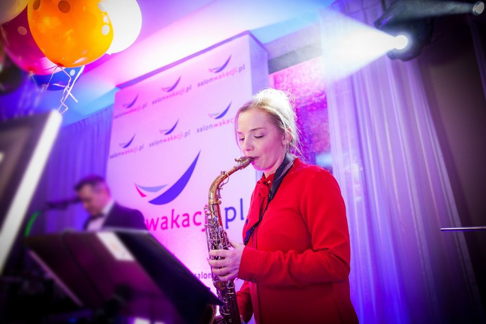 Saksofonistka na wesele, urodziny, impreze firmową
