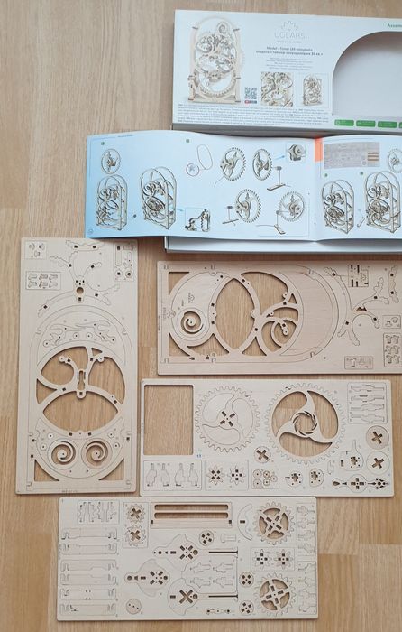 UGEARS 3D. Деревянный Механический 3D пазл, конструктор «Таймер»